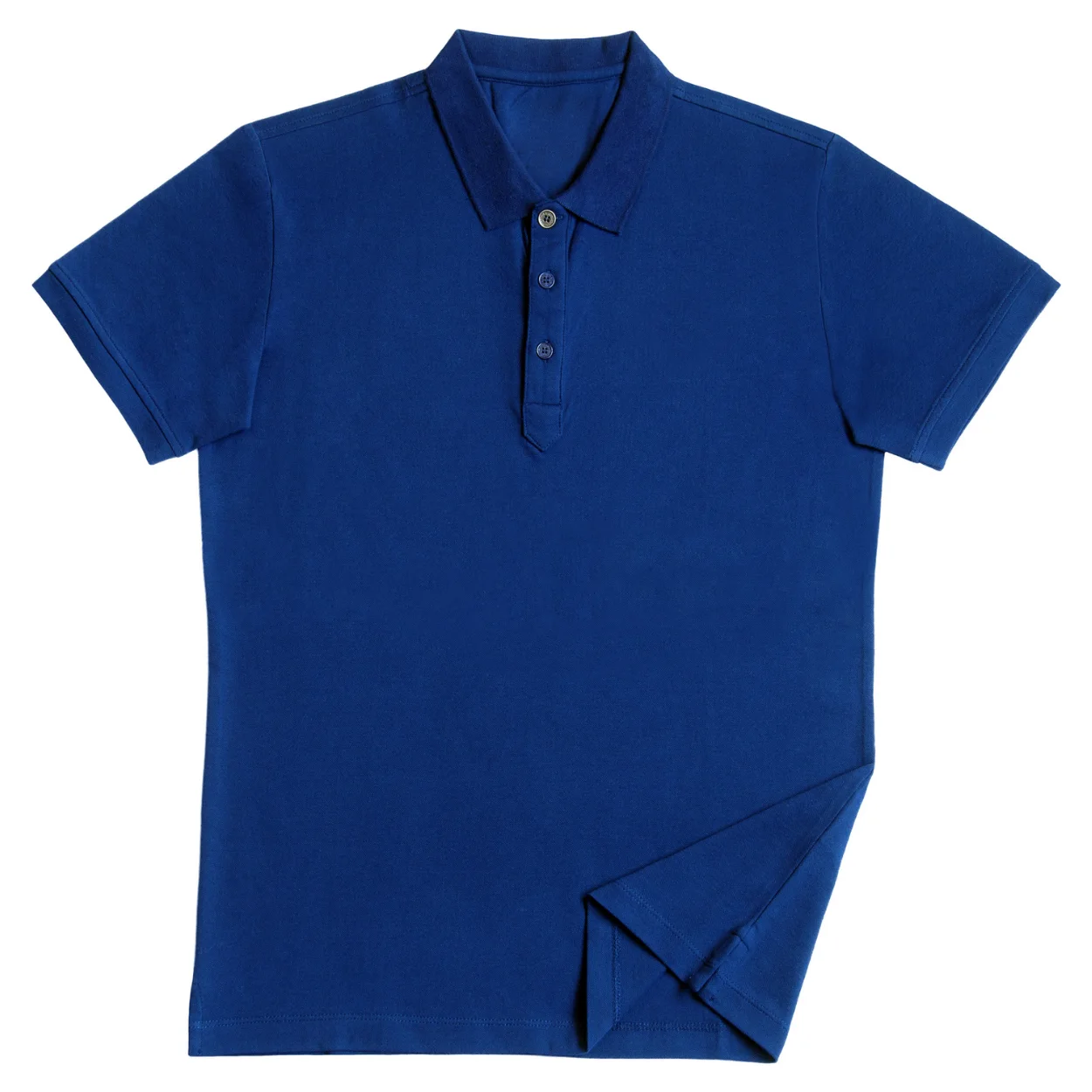 Navy Blue CVC Cotton Polo Shirt manufactured by MP Apparels & Garments